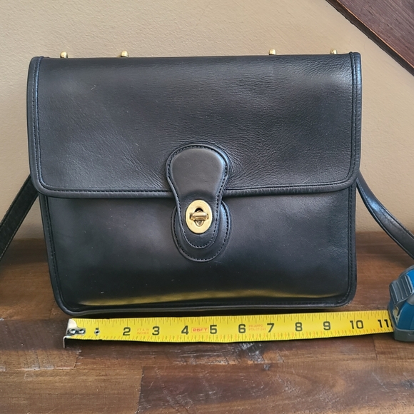 Vintage Coach Willis 9927 Black Leather - Picture 14 of 16